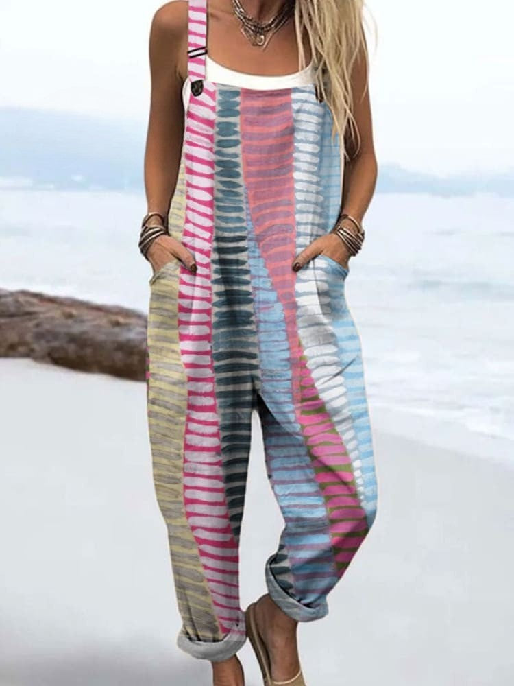 Evella - Coastal Rhythm Jumpsuit