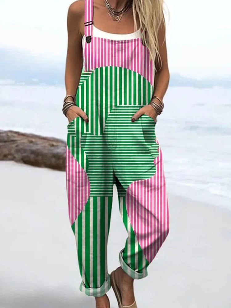 Indira - Abstract Form Jumpsuit