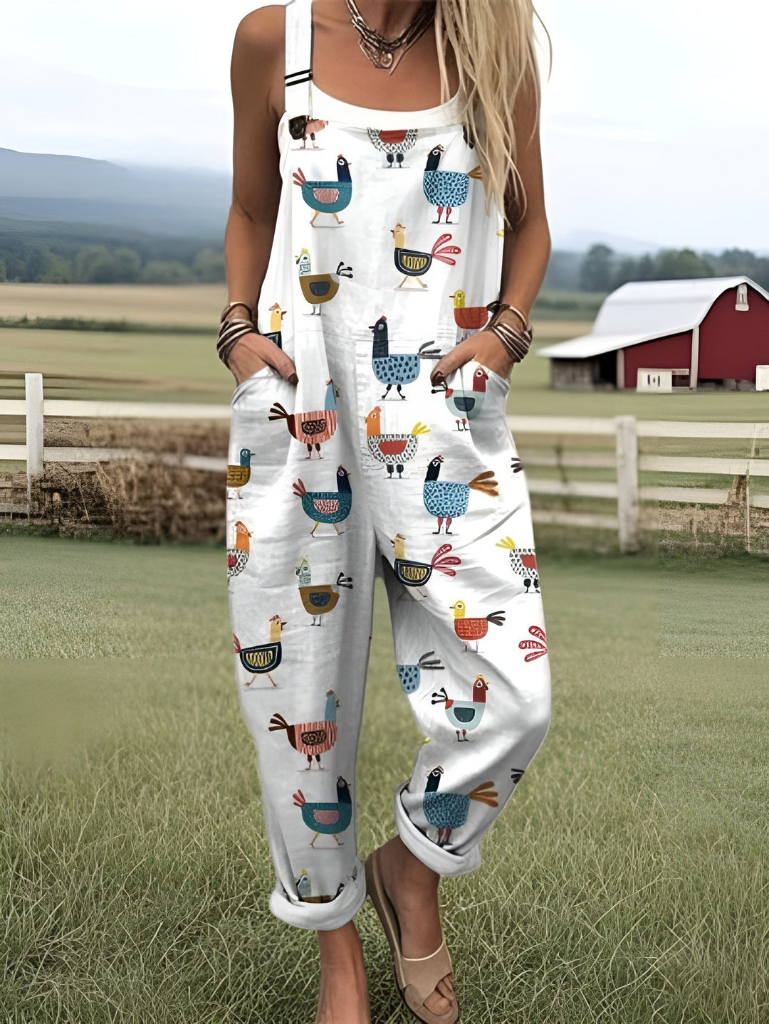 Yvaine - Feathered Friends Jumpsuit