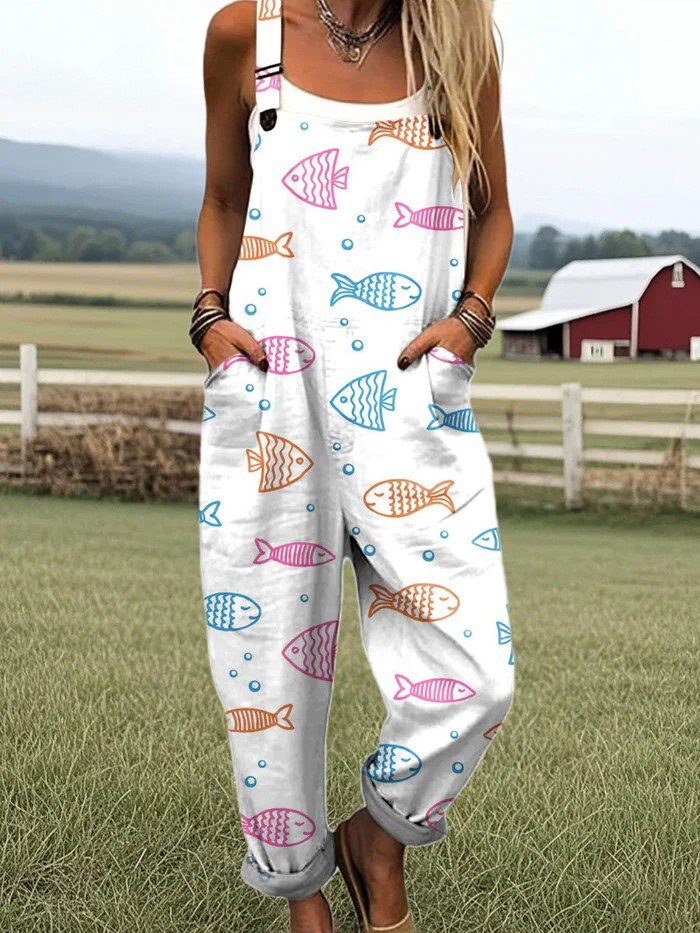 Taylen - Ocean Whimsy Jumpsuit