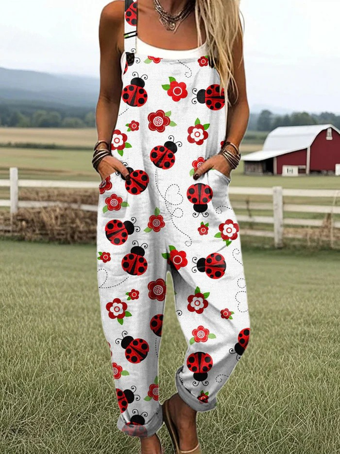 Cresira - Ladybug Lane Jumpsuit