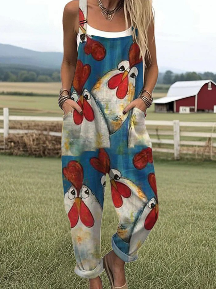 Kailora - Cluckin’ Cute Jumpsuit