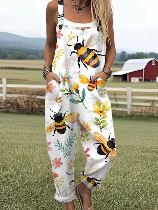 Kaia - Bee Blossom Jumpsuit
