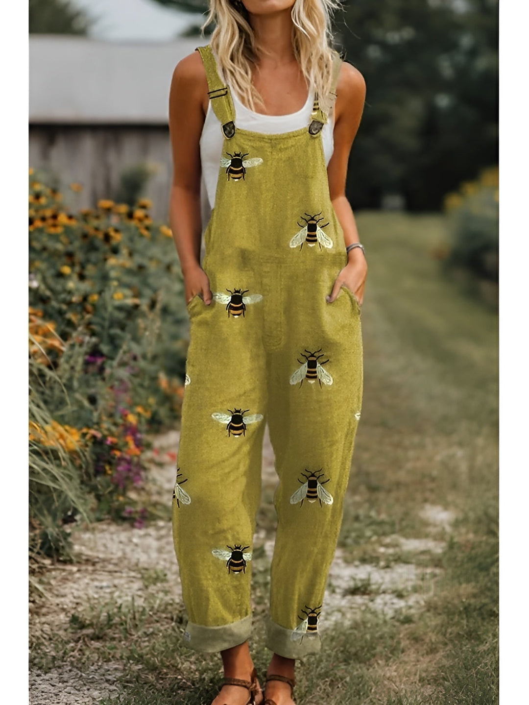 Saskia - Honey Harvest Jumpsuit