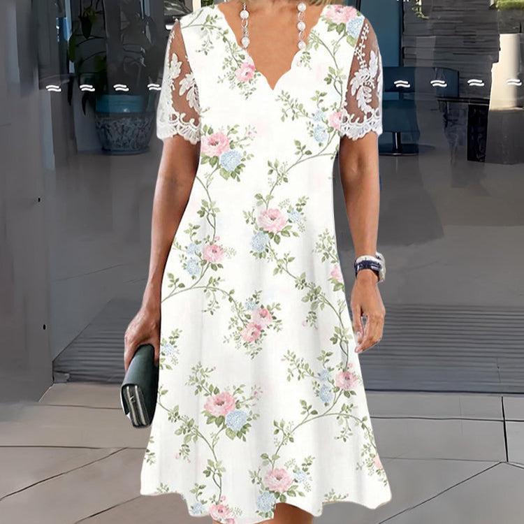 Maelie - V-neck mini dress