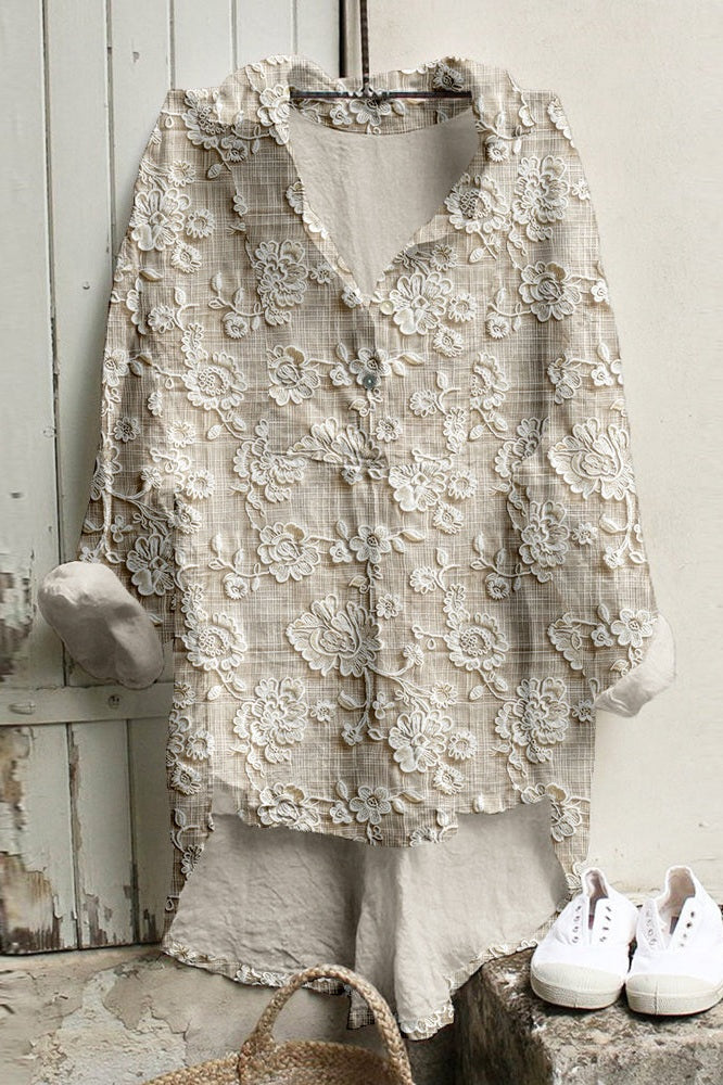 Bella - Blouse Sand & Bloom