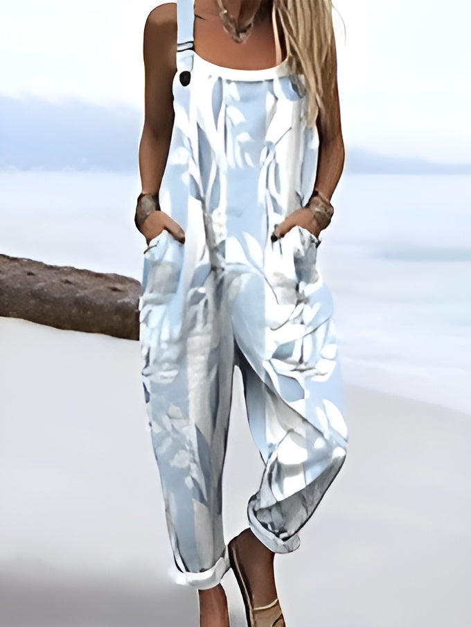 Alira - Coastal Leaf Jumpsuit