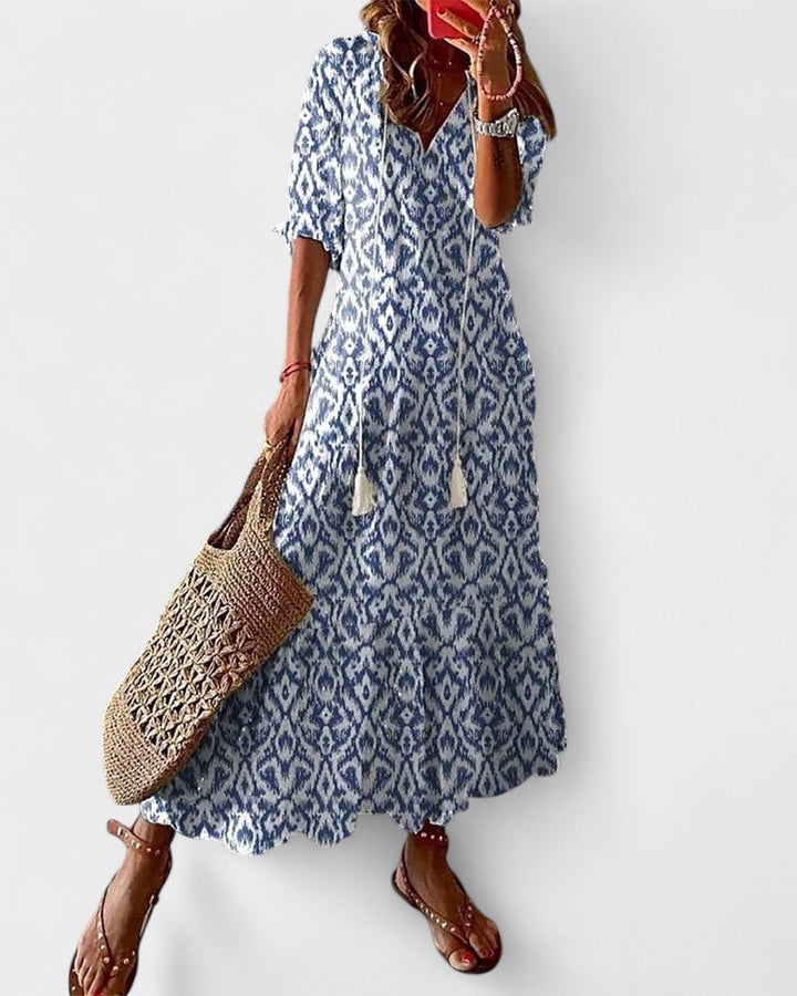 Elyssa -  Maxi Dress with Flattering Fit