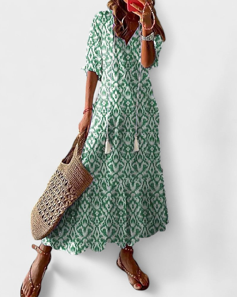 Elyssa -  Maxi Dress with Flattering Fit