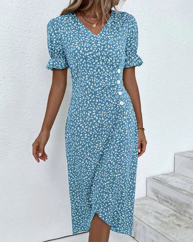 Yaralie – Button Wrap Dress