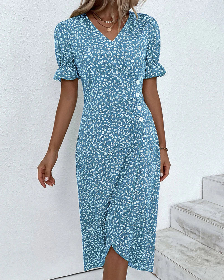 Yaralie – Button Wrap Dress