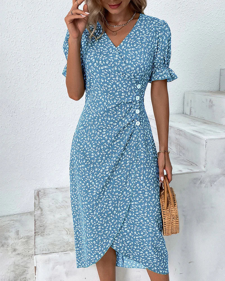 Yaralie – Button Wrap Dress