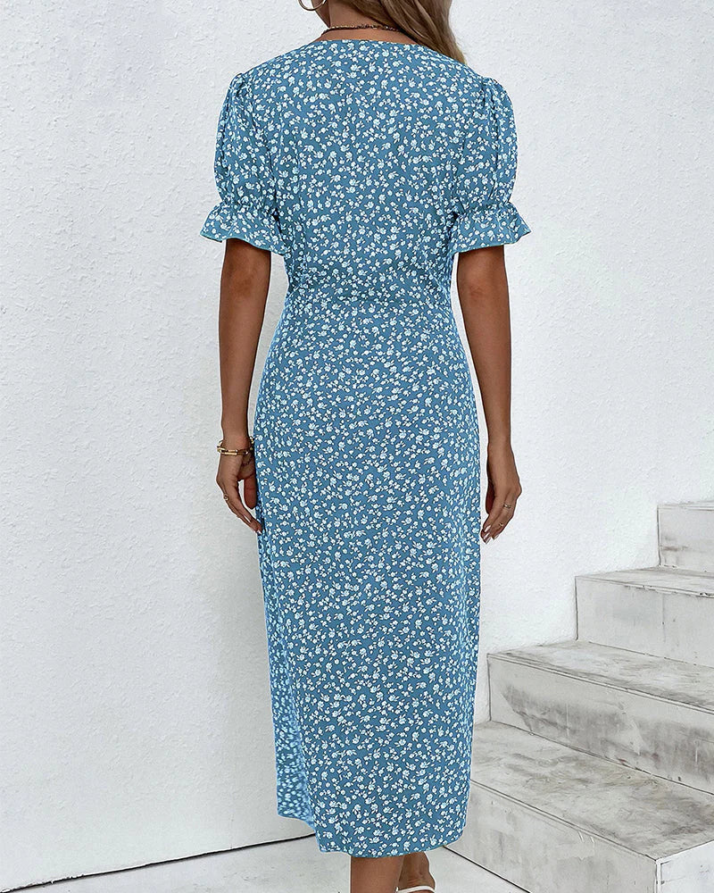 Yaralie – Button Wrap Dress