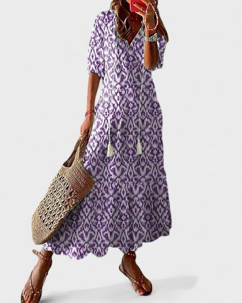 Elyssa -  Maxi Dress with Flattering Fit