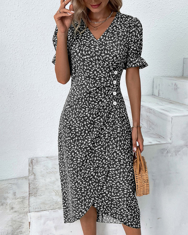 Yaralie – Button Wrap Dress