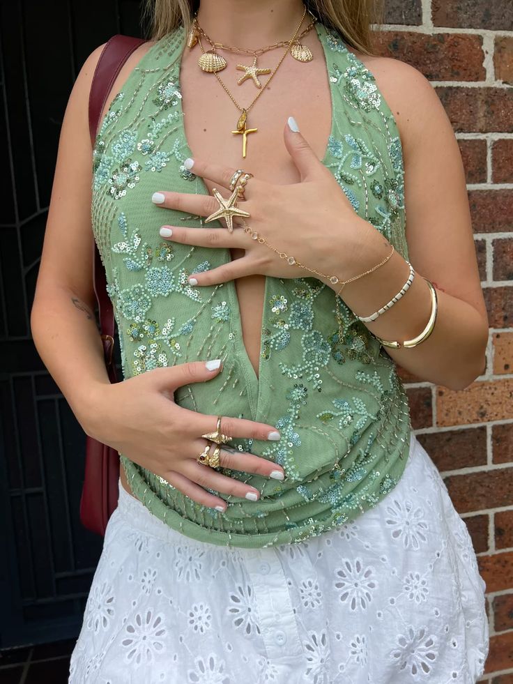 Nova | Cowl Neck Halter Top