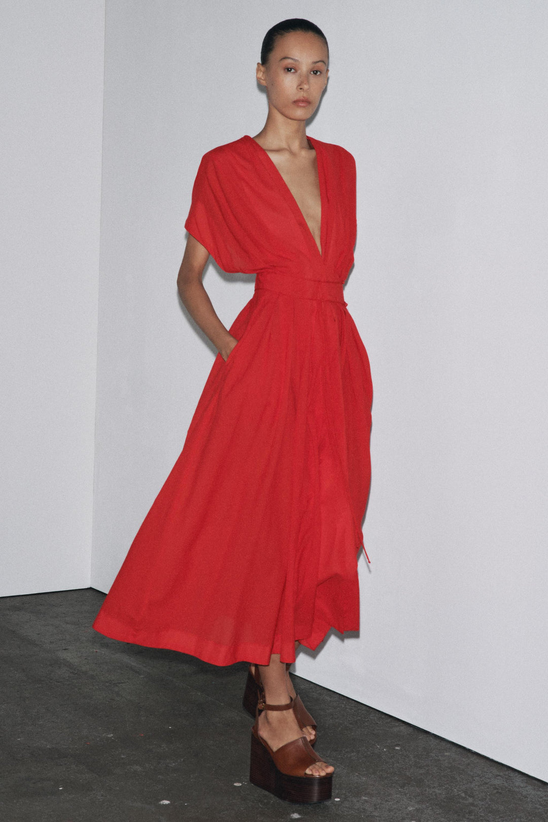 Layla - Midi wrap dress