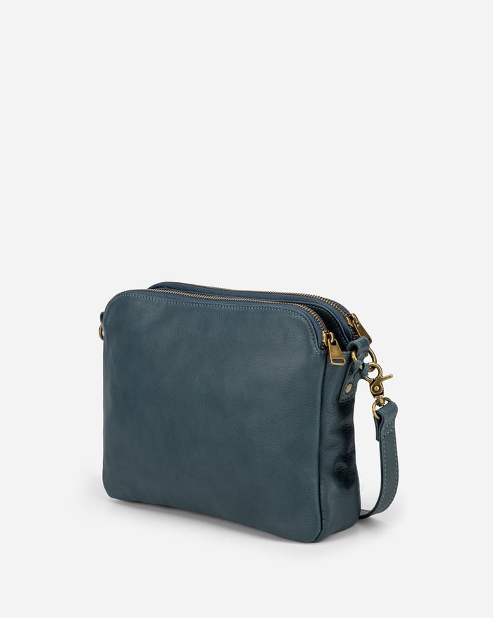Aelira - Sleek Three Layer Crossbody Bag