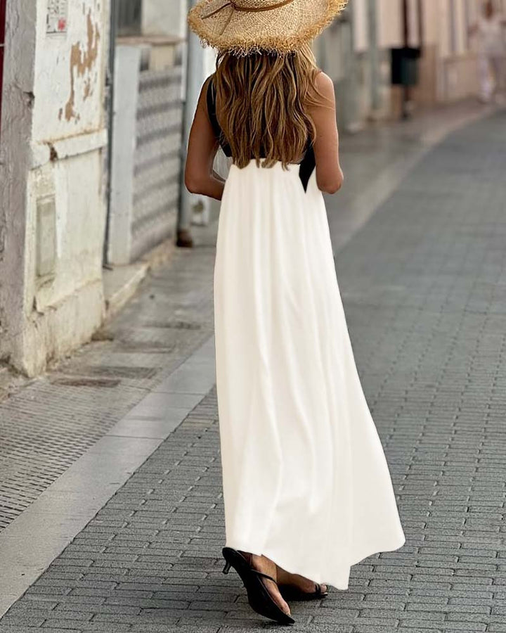 Briennauraess- Cross Neck Dress