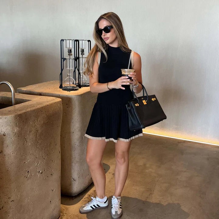 Leah - Ribbed Mini Dress
