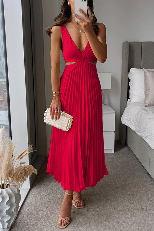 Emilia - Pleated midi dress