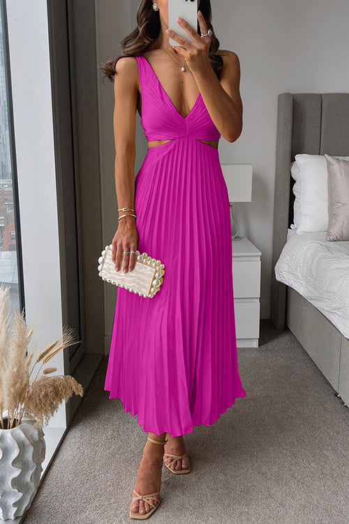 Emilia - Pleated midi dress