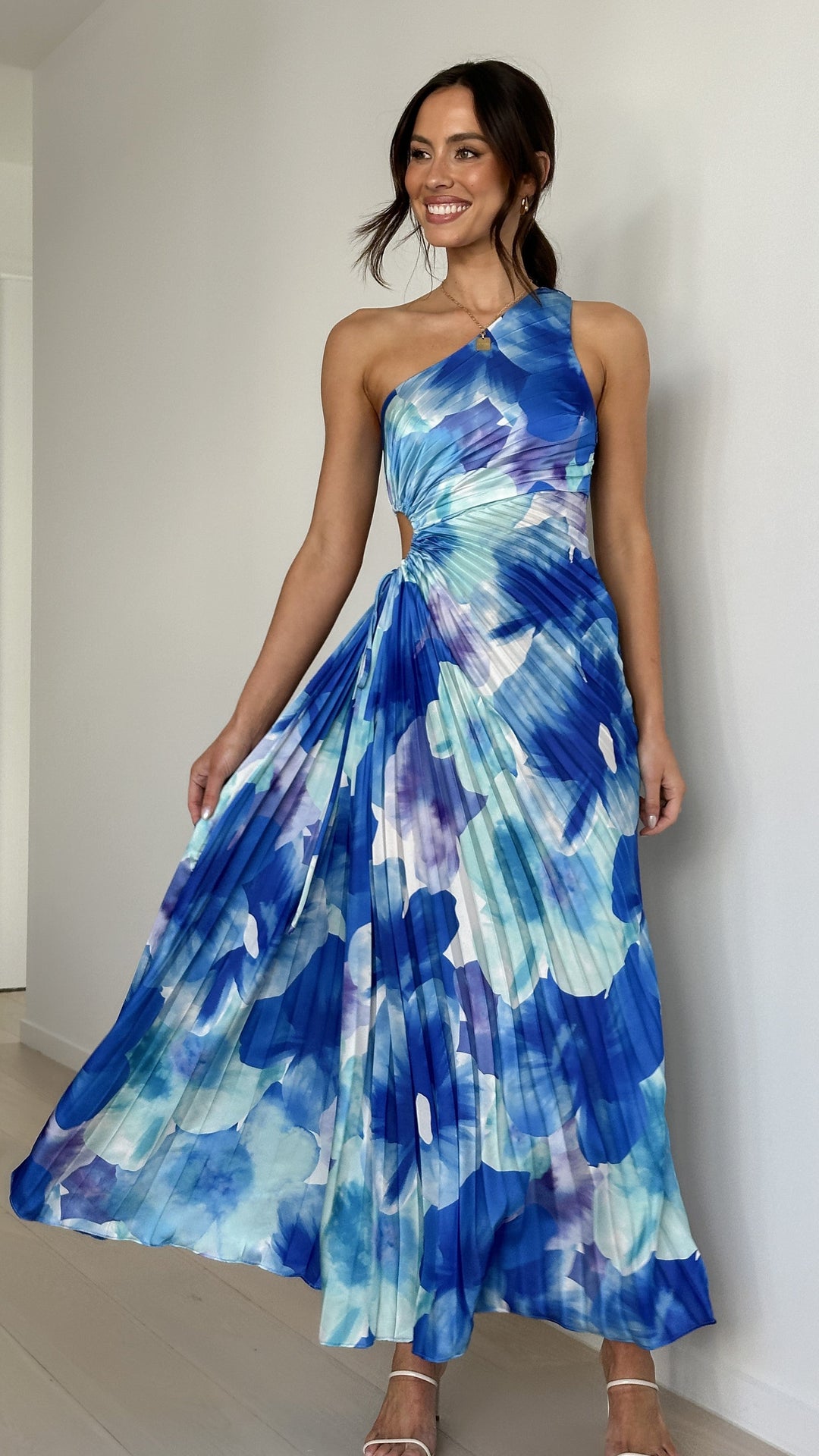 Gemma - Elegantes Cut-Out Maxikleid
