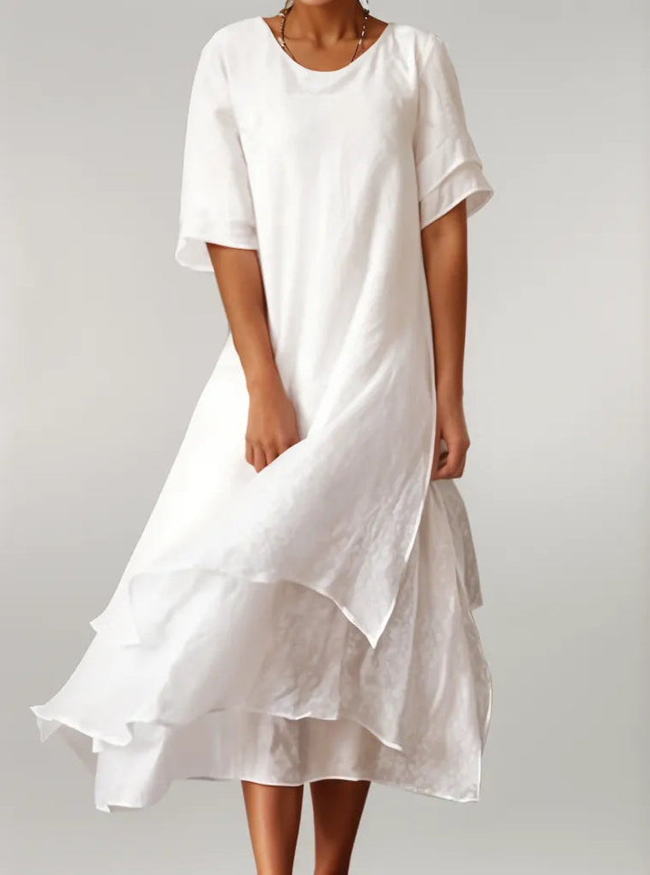 Jorrah - Elegant long cotton dress