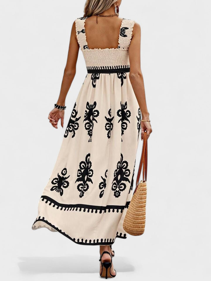 Lorinda -  Maxi Dress with Smocked Bodice