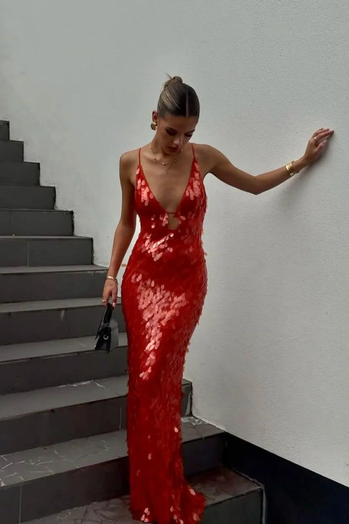 Anabelle | Sequin Maxi Long Dress