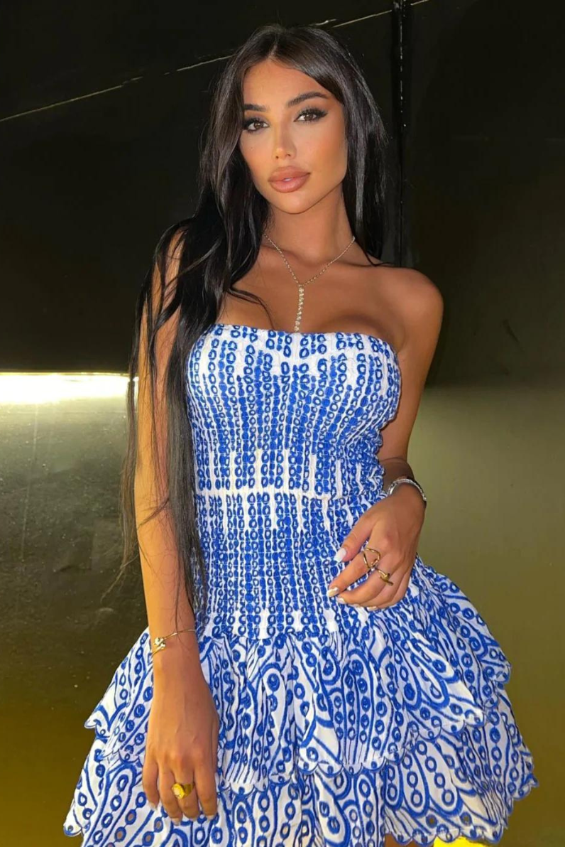 Cerys - Ruffle Mini Dress