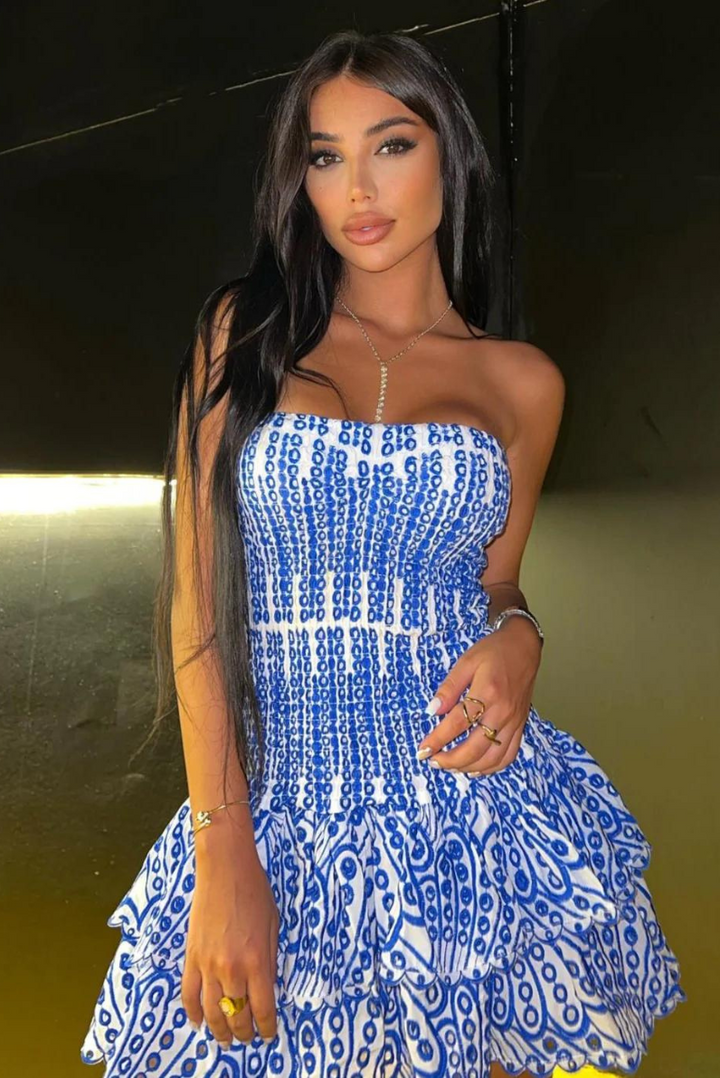 Cerys - Ruffle Mini Dress