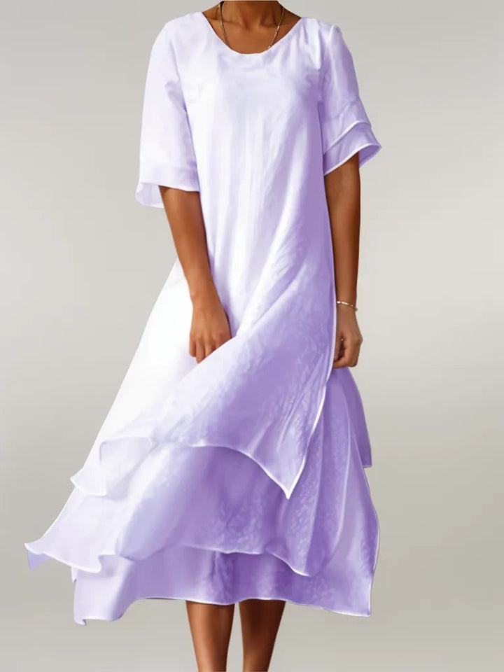 Jorrah - Elegant long cotton dress