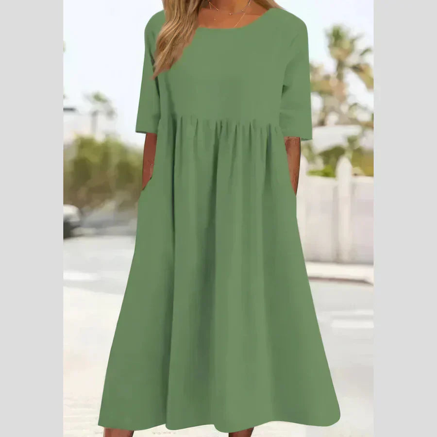 Vianne – Draped Maxi Dress