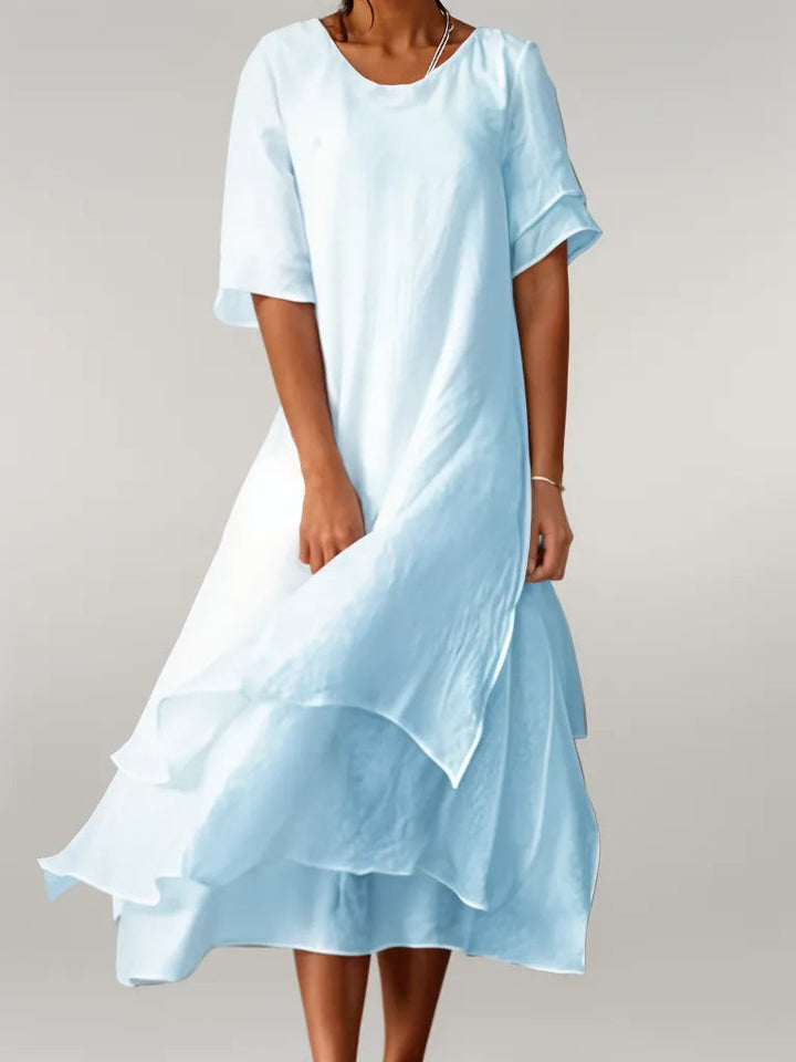 Jorrah - Elegant long cotton dress