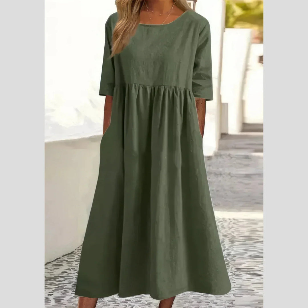 Vianne – Draped Maxi Dress