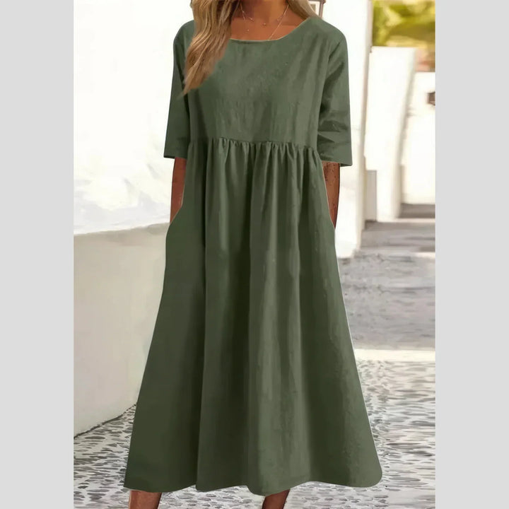 Vianne – Draped Maxi Dress