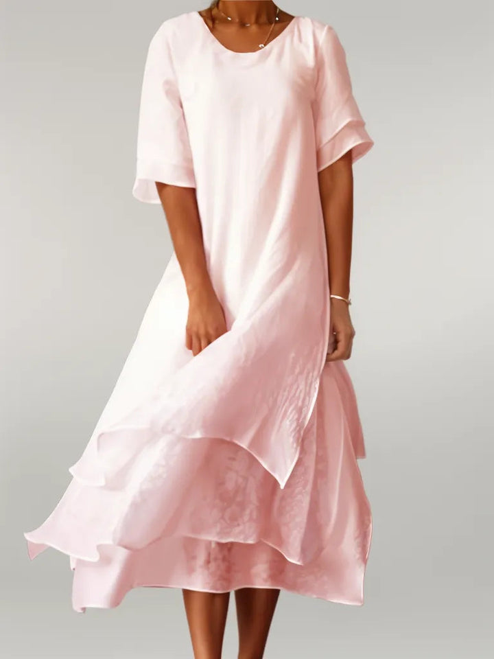 Jorrah - Elegant long cotton dress