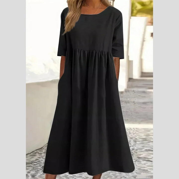 Vianne – Draped Maxi Dress