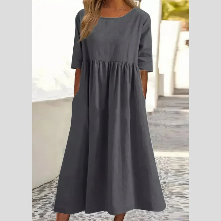 Vianne – Draped Maxi Dress