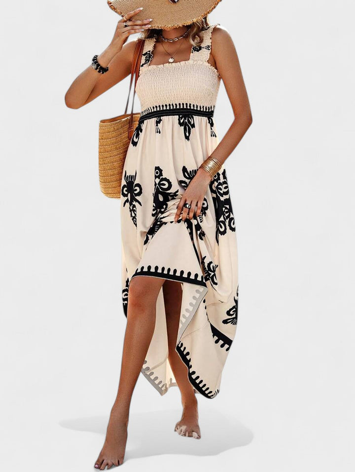 Lorinda -  Maxi Dress with Smocked Bodice