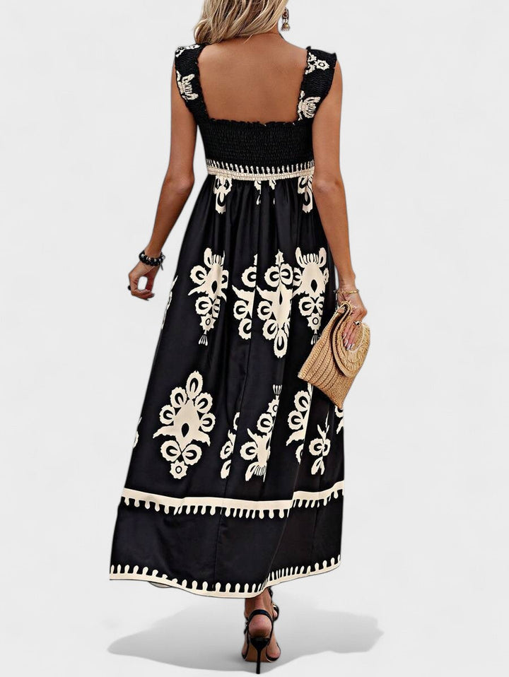 Lorinda -  Maxi Dress with Smocked Bodice