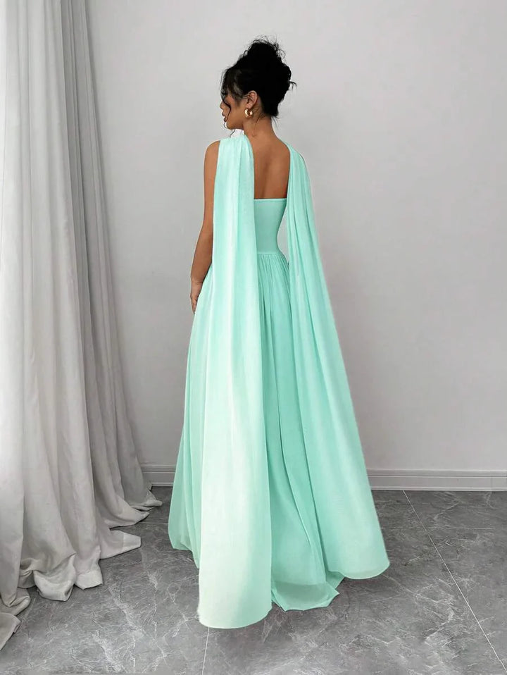 Stella - Sculpted Strapless Maxi-Kleid