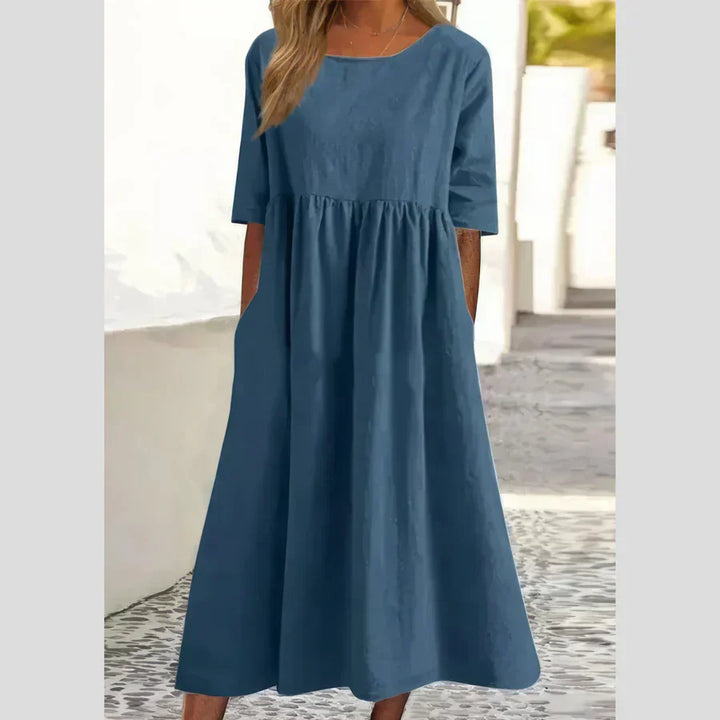 Vianne – Draped Maxi Dress