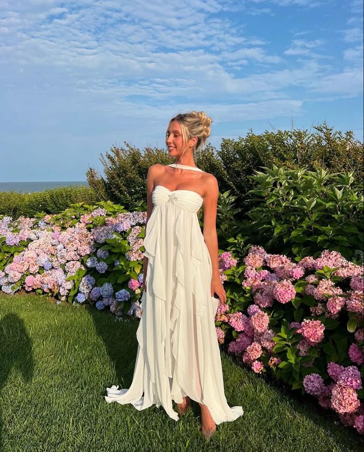 Tahlissara - Ruffle Strapless Maxi Dress
