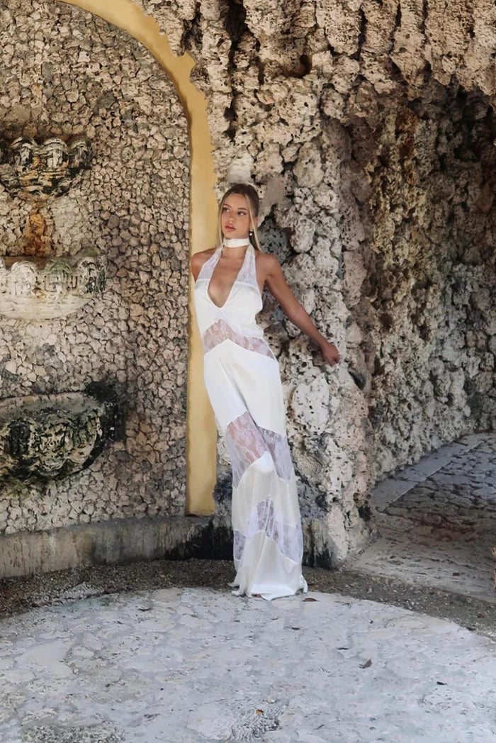 Melioraenys - Lace Maxi Dress