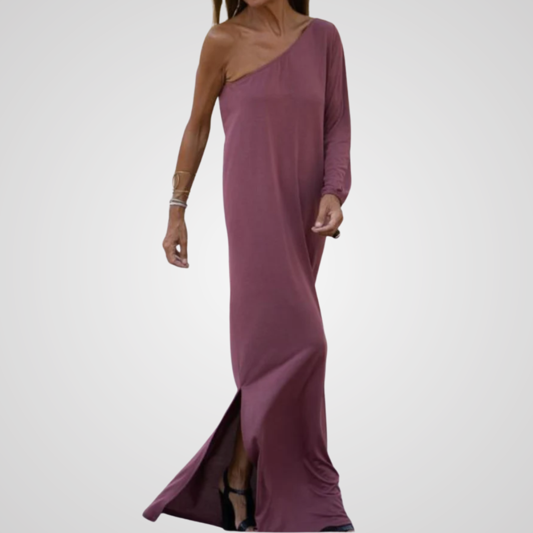 Ophirra - Elegant One-Shoulder Dress
