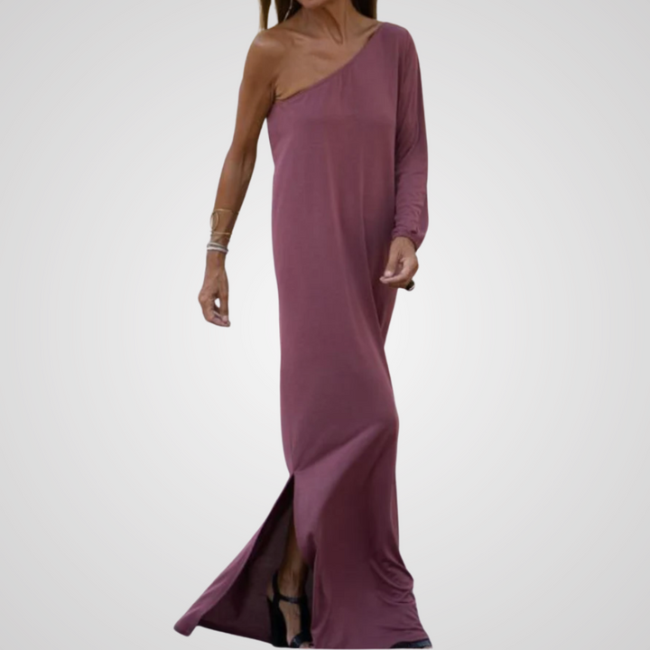 Ophirra - Elegant One-Shoulder Dress