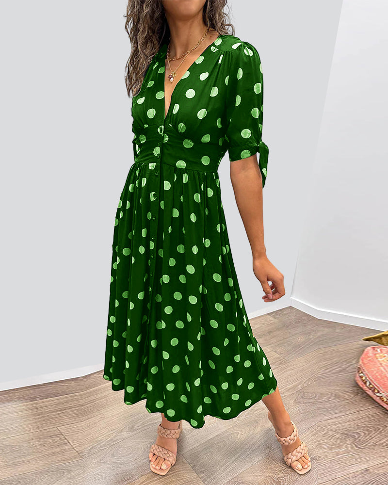 Ivrinara- Elegant Midi Dress