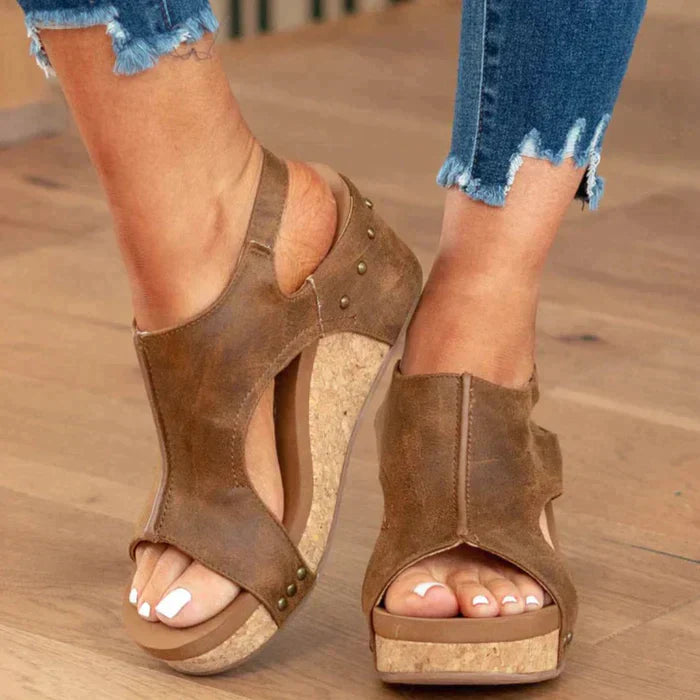 Abigail - Stylish Wedge Sandals